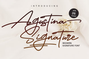 Agustina Signature: A Handwritten Font for Authentic Branding