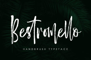 Bestromello: A Modern Script Typeface for Editorial Design