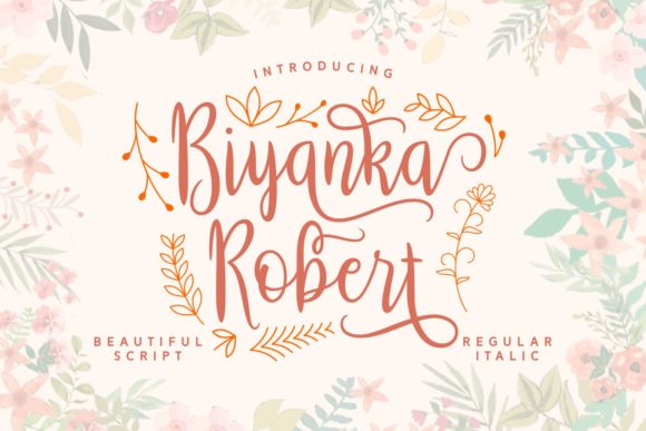 Biyanka Robert: The Perfect Script Font for Modern Web Design