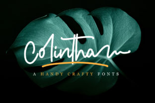 Colintha Typeface: A Sweet Handwritten Font for Modern Web Design