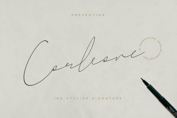 Corleone: The Elegant Script Typeface for Handmade Branding