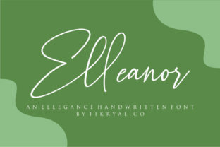 Elleanor: A Modern Handwritten Typeface for Creative Makers