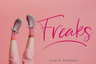 Freaks: The Perfect Script Amp for Bold Brand Identity Projects