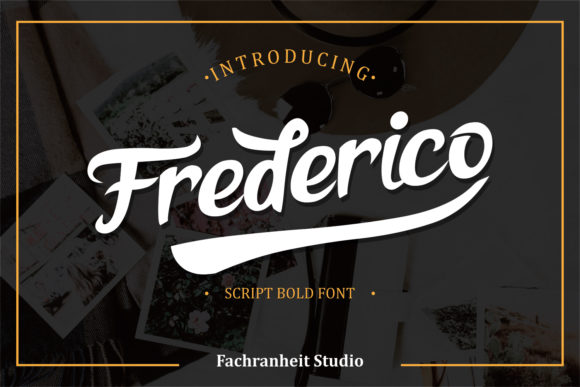 Frederico: A Vintage Bold Script Font for Standout Craft Designs
