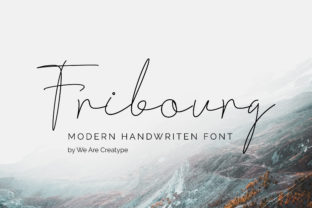 Fribourg Typeface: The Handcrafted Font for Makers