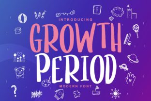 Growth Period: A Handwritten Typeface for Authentic Branding