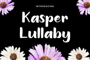Kasper Lullaby: A Handwritten Typeface for Whimsical Branding
