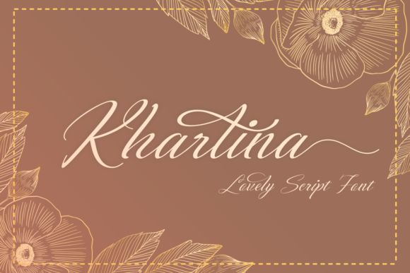 Khartina: A Script Font for Elegant Editorial Design