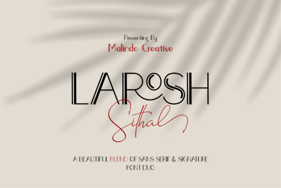 Larosh Sithal Duo: A Script Typeface for Editorial Excellence
