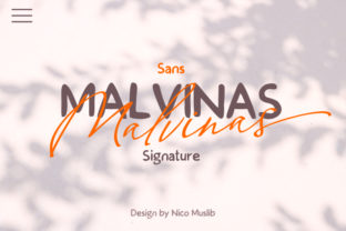 Malvinas Duo: The Perfect Typeface for Handmade Branding