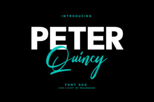 Peter Quincy: A Creative Font Duo for Handmade Brands