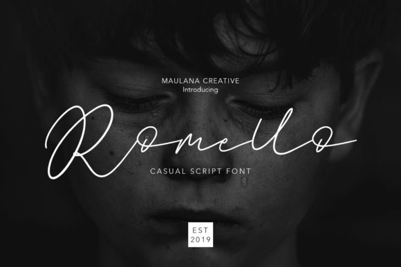 Romello Script Amp: A Handcrafted Typeface for Modern Web Design