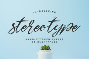 Stereotype: The Handmade Calligraphy Typeface for Authentic Branding