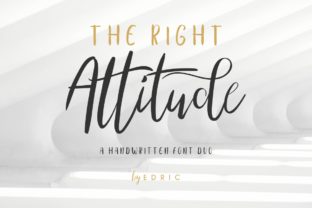 The Right Attitude Duo: A Premium Typeface for Modern Campaigns