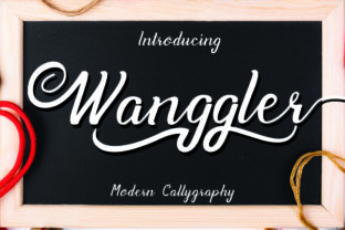 Wanggler: The Script Typeface That Elevates Your Small Business Brand