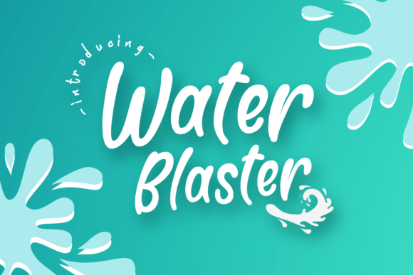 Water Blaster: The Playful Typeface That Transforms Digital Branding