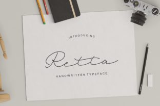 Why Retta Is the Handwritten Typeface That Elevates Campaign Visuals